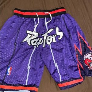 Just Don Toronto Raptors shorts